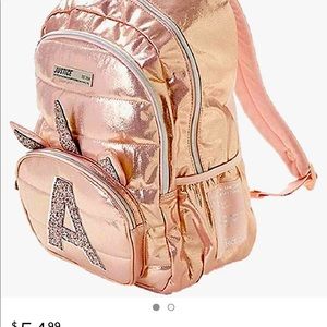 Justice backpack and matching lunchbox